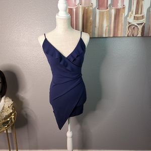 The Vintage Shop, S, Blue mini dress